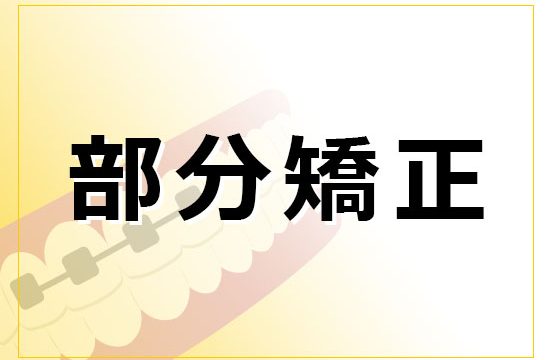 部分矯正